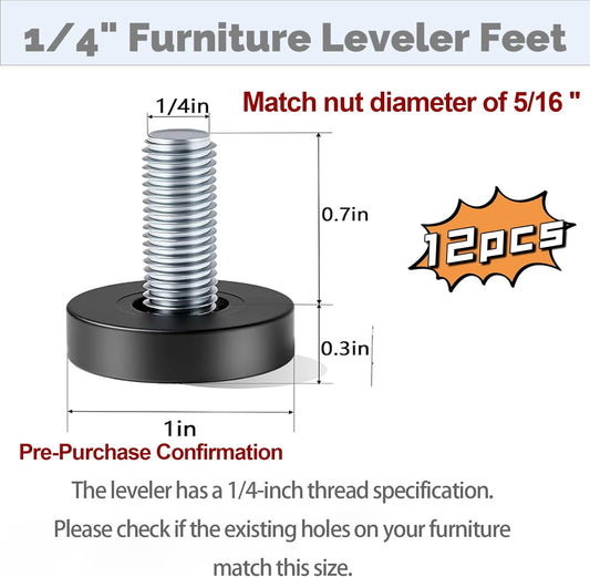 0.71" (18mm) thread shaft length for secure insertion