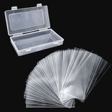 Crystal-Clear Thickened OPP Currency Holders with Matching Vault Case – Luxury Collection Storage