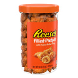 Reese's Peanut Butter Strawberry Pretzel Nuggets in Resealable Jar – Work-from-Home Snack for Home Office Desks and Break Rooms