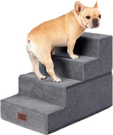 EHEYCIGA Dog Steps for Couch and Bed – Anti-Tip Foam Stair with Internal Support Board