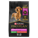 Purina Pro Plan Sensitive Skin and Stomach Salmon Formula Small Breed – Clean-Ingredient Nutrition for Dogs with Food Sensitivities, 4 lb Bag