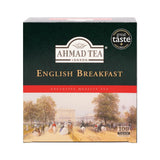 Ahmad Tea English Breakfast Teabags – Steady-Energy Afternoon Pick-Me-Up for Study Sessions, 100 ct Bulk Box