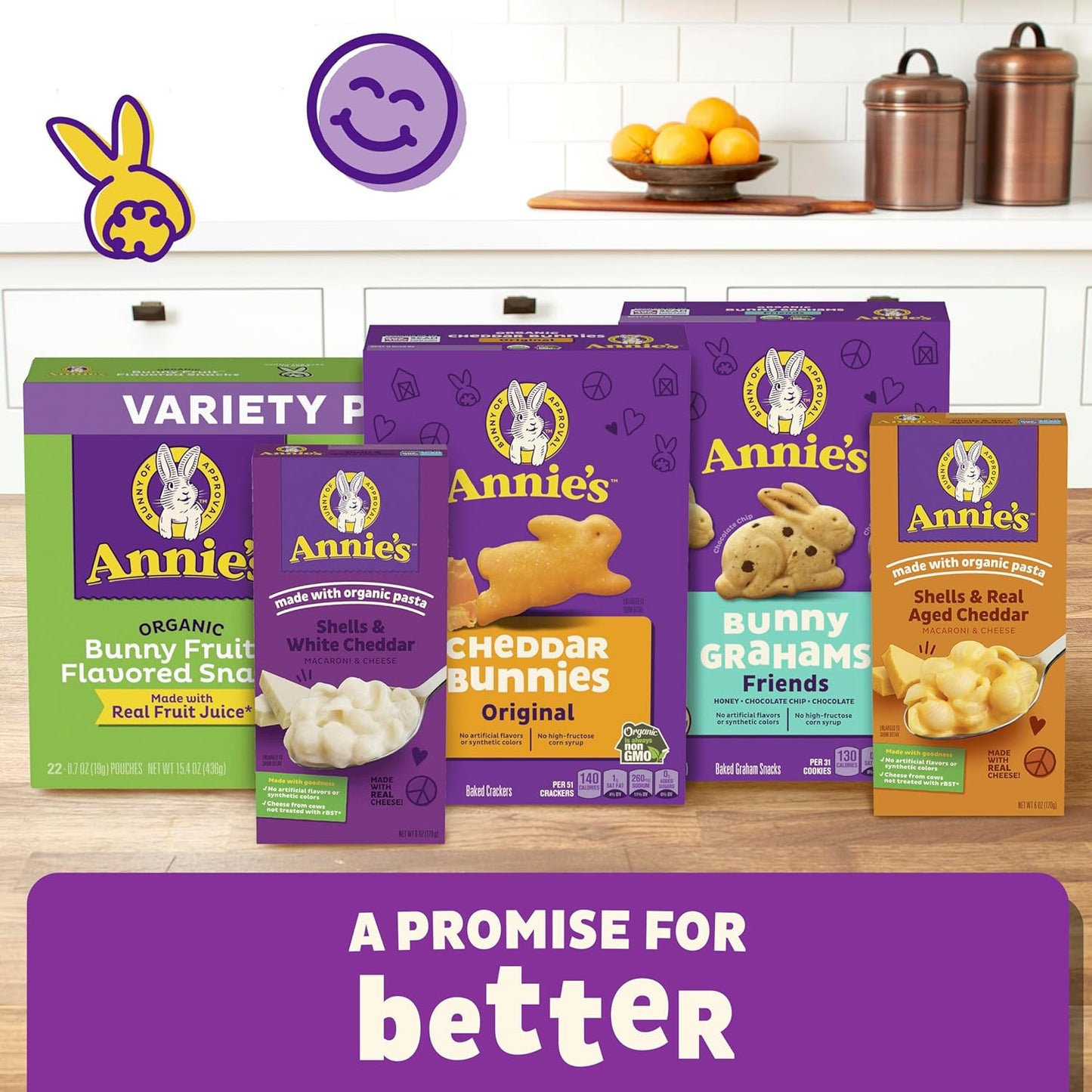 Annie's Snack Variety Pack – Safe Lunchbox Snack Free from High Fructose Corn Syrup and Synthetic Dyes