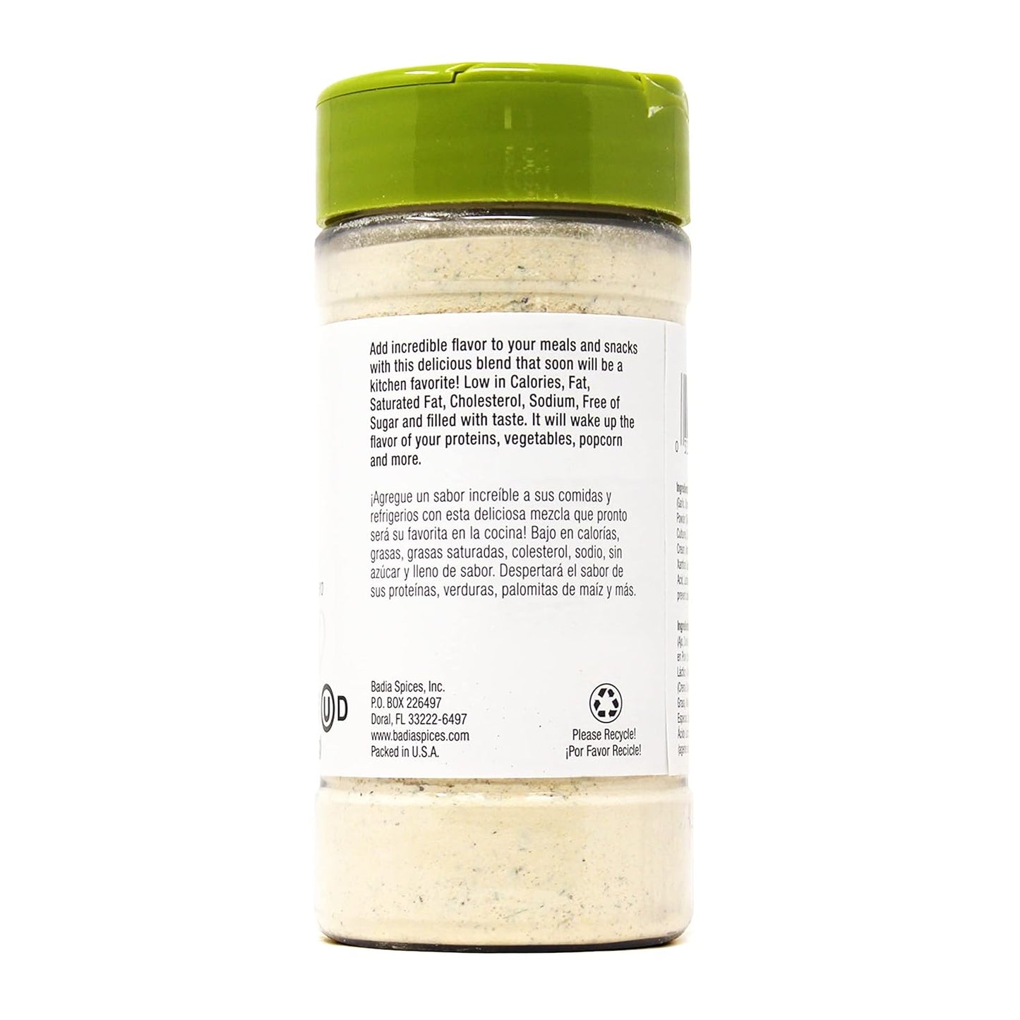 Badia Ranch Seasoning Powder, 5 oz – Neutral-Toned Shaker for Intentional, Less-Is-More Countertops