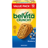 belVita Blueberry Breakfast Biscuits – Home Office Focus Snack, Individually Wrapped for Distraction-Free Mornings