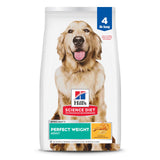 Hill's Science Diet Adult Perfect Weight Dry Dog Food, Chicken & Brown Rice, 25 lb. Bag – Welcome Home Gift for New Puppy and Adult Dog Families