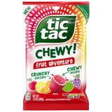 Tic Tac Chewy! Fruit Adventure Candy – Gluten-Free Kids Snack for Lunchboxes and Playdates, 7 oz