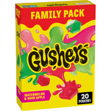 Gushers Individually Wrapped Gummy Snacks – Mess Free Portion Controlled Pouches for Road Trips Birthday Goody Bags and Backpack Snacking