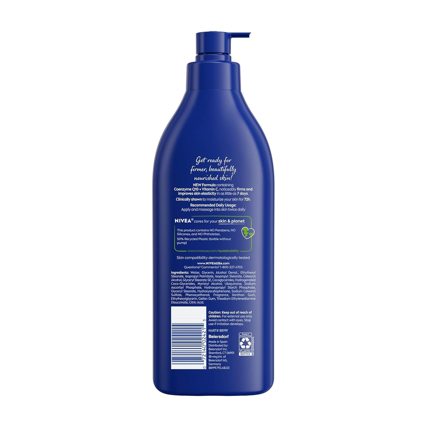 NIVEA Nourishing Firming Lotion – Elevated Skincare Indulgence for Mature Skin, 72-Hour Deep Hydration, 16.9 Fl Oz