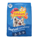 Purina Friskies Dry Cat Food Salmon Tuna Shrimp 22 lb. Bag - Useful Housewarming Gift for New Cat Parents