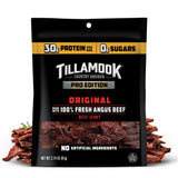 Tillamook Country Smoker PRO Edition Beef Jerky, Oregon Smokehouse Angus Original, 2.14 Oz Keto-Friendly Stocking Stuffer and Holiday Gift for Dad and Husband