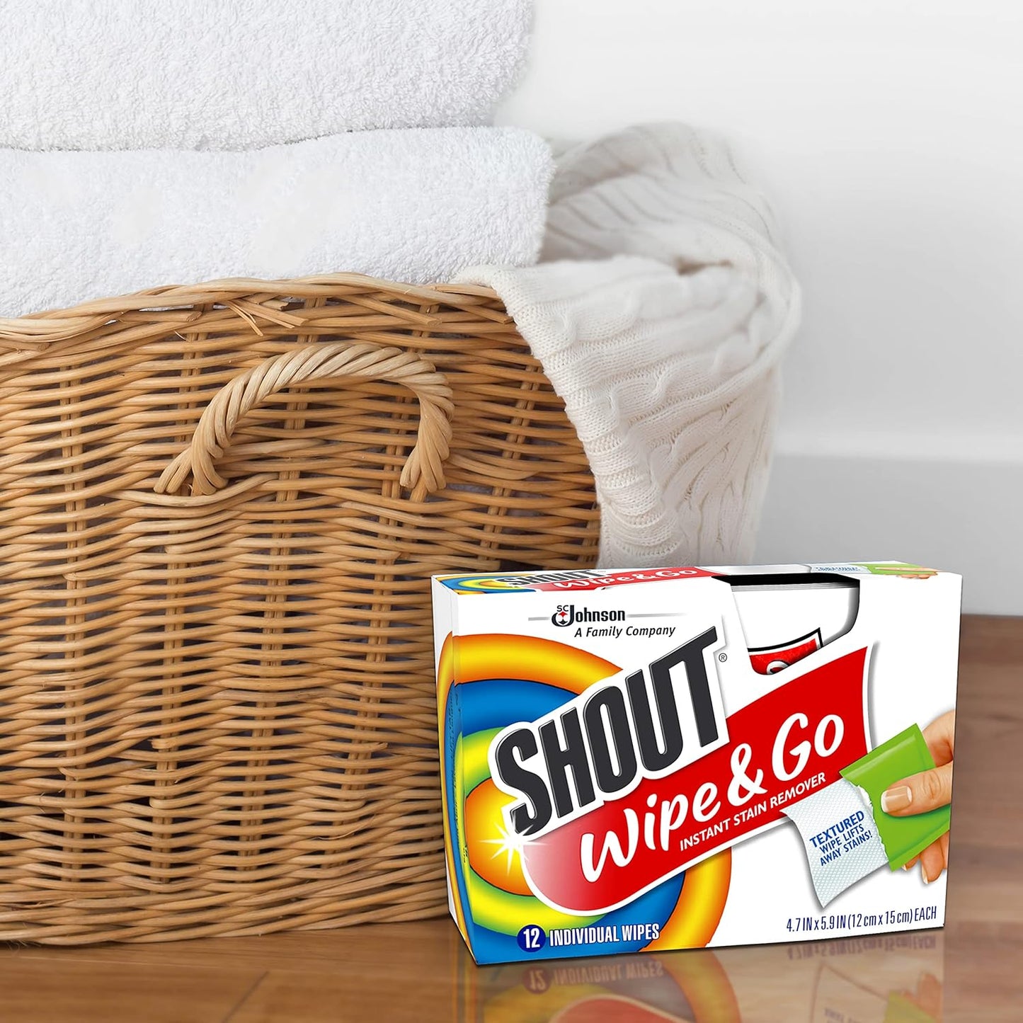 Shout Wipes Instant Stain Remover Wipes – Practical Birthday Gift for Moms and Frequent Flyers