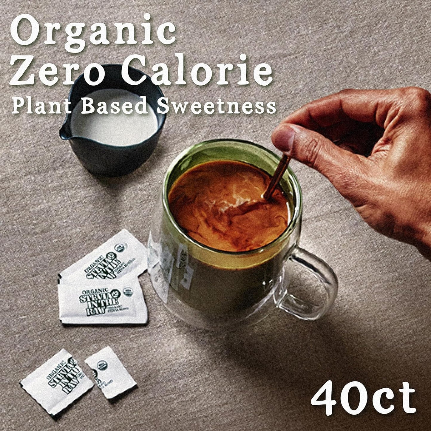 Stevia In The Raw Organic Stevia Sweetener Packets – Portable Sugar Swap for Picnic Iced Tea and Patio Lattes