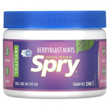 Spry Xylitol Berry Blast Mints Sugar Free Candy - Post-Coffee Oral Care for Workday Focus, 240 Count