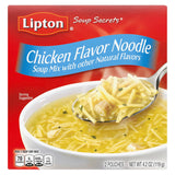 Lipton Recipe Secrets Chicken Flavor Instant Soup – Simple Less-Is-More Lunch Solution for Streamlined Routines, 4.2 oz Box