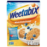 Weetabix Whole Grain Cereal – Compact Box Cereal for Picnic Mornings, 14 oz Box