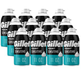 Gillette Foamy Sensitive Skin – Dermatologist-Tested Cream for Protected, Irritation-Free Shaving