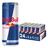 Red Bull Energy Drink – Alertness Boost for Truckers and Early Morning Commutes, 8.4 Fl Oz 24-Pack