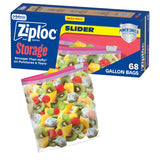 Ziploc Power Shield Gallon Bags – Phthalate-Free Reusable Storage for Freezer Meal Prep