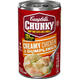 Campbell's Chunky Soup, Creamy Chicken and Dumplings – Heat-and-Eat Study Meal for College Students
