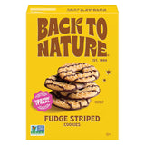 Back to Nature Fudge Striped Cookies – Whole Grain Shortbread Cookies Safe for Nursery Snacking, Kids Snack Spot