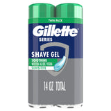 Gillette Series 3X Action Shave Gel – Skin Friendly Sensitive Formula That Protects Against Razor Burn