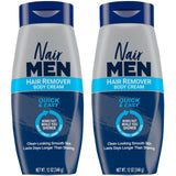 Nair Men Depilatory Pack of 2 – Pre-Sport Body Prep for Gym, Locker Room & Beyond