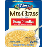Wyler's Mrs. Grass Extra Noodles Soup Mix – Quick Lunchbox Soup for Picky Eaters at Home