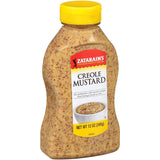 Zatarain's Creole Mustard 12 oz – Portable Squeeze Bottle for Tailgates, Picnics, and Outdoor Dining