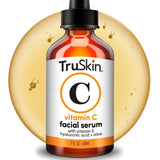 TruSkin Vitamin C Serum with Hyaluronic Acid – Calming Anti-Aging Ritual for Sensitive Skin