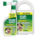 Simple Green Outdoor Odor Eliminator for Pets – Open-Air Yard and Outdoor Dining Prep, 32 oz Hose Sprayer and Refill