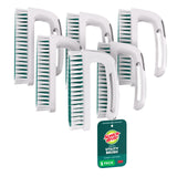 Scotch-Brite Heavy-Duty Scrub Brush for BBQ Grates, Deck Chairs, and Coolers, Portable Outdoor Cleaning Tool with Scraper