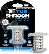 TubShroom Single-Piece Bathtub Hair Catcher for a Streamlined Sink Area, No-Assembly Drain Protector for Simple Living