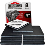 X-PROTECTOR Furniture Grippers 3" – Secure Bed Frame and Recliner Pads for Restful, Worry-Free Sleep