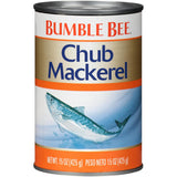 Bumble Bee Pack of 12 Canned Mackerel – Durable Pantry Protein for Boating and Off-Grid Eating