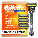 Gillette ProGlide Shield 8-Refill Travel Case – Complete Shaving Gift Bundle for Guys