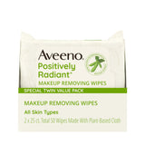 Aveeno Oil-Free Makeup Remover Wipes – Lightweight Camping & Adventure-Ready Facial Cleansing