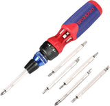 WORKPRO Quick-Load Multi-Bit Screwdriver – Service Vehicle Companion for HVAC and Maintenance Techs