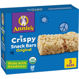 Annie's Organic Crispy Snack Bars – After-School Pantry Staple for Picky Eaters, No HFCS, 12-Pack Bundle