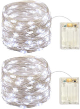LumifyLiving LED String Lights – Child Friendly Bedroom Decor, 2-Pack 17ft Battery Operated with Auto Shutoff for Peace of Mind