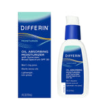 Differin Hydrating Sunscreen with SPF 30 – Self-Care Moisturizer for Acne Treatment Support