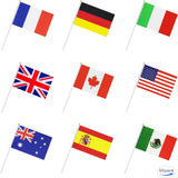 International Flag Pack 50 Nations – Unique Gift Idea for Geography Teachers, Cultural Event Hosts and Festival Planners
