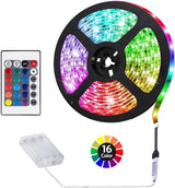 ACONDE Wireless LED Strip Lights – Birthday Gift for Mom and Women, Cozy Bedroom Mood Light No Outlet Required