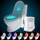 ZEZHOU Toilet Bowl Night Light – Child Friendly Bathroom Nightlight for Kids Room and Playroom, Battery Powered LED Potty Trainer
