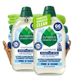 Seventh Generation EasyDose Laundry Soap – EPA Safer Choice Certified, Plant-Based Formula for Health-Concerned Family Households, 66 Loads