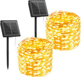 Brightown Solar String Lights – 8 Mode IP65 Waterproof LED Lights for Fence Line, Gazebo and Outdoor Entertaining