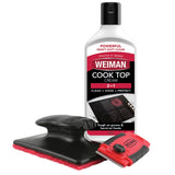 Weiman Glass & Ceramic Cooktop Kit – Worry-Free Cleaning for Family Kitchens, Includes Razor Scraper