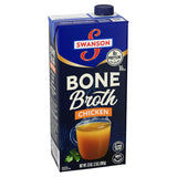 Swanson Bone Broth Carton – 32 oz Mild Savory Sip for Picky Eaters and Lunchboxes