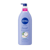 NIVEA Oil Infused Coconut and Monoi Body Lotion – Indulgent Body Lotion for a High-End Bath Aesthetic