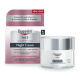 Eucerin Anti-Wrinkle Night Cream – Clean, Non-Irritating Pro-Retinol Moisturizer Safe for Reactive Skin